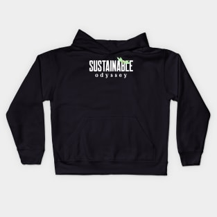 Sustainable Odyssey for the Sustainable Traveler! Kids Hoodie